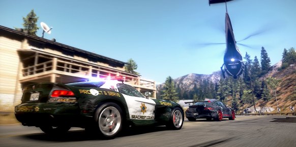 Las persecuciones vuelven a ser la disciplina reina de Need for Speed tras un tiempo de absentismo. Los helicópteros, los imposibles deportivos policiales... toda la magia vuelve en Hot Pursuit. 