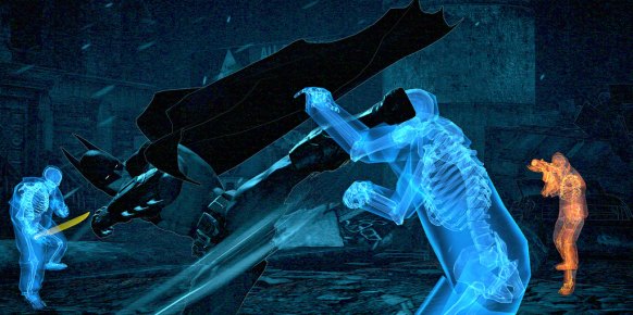 Los enemigos volverán a estar marcados con diferentes colores en función de sus características, si resplandecen en color verde es que tienen lazos con Enigma y podemos interrogarles para sonsacarles información. 