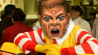 Doom funcionando en una caja registradora de McDonalds es lo más original que vas a ver hoy