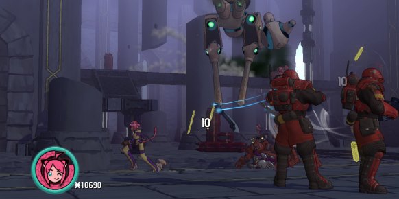 Nosotros sólo podremos movernos en un plano bidimensional, pero los enemigos sí pueden atacarnos desde otros frentes. Esto provoca en algunas ocasiones diversos problemas, como el no poder atacarles porque se quedan quietos en la distancia.