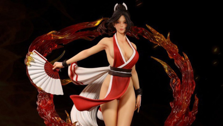 La bella Mai Shiranui, de The King of Fighters, estrenará una increíble figura de más de medio metro de alto