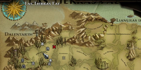 El mapeado de Reckoning es descomunal, y las misiones nos llevarán de punta a punta a la hora de recorrerlo. Por suerte existen los viajes rápidos para desplazarnos instantáneamente. 