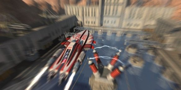 Prácticamente en cada circuito se nos reserva un gran salto para deleitarnos en las alturas. En ese momento la imagen adquirirá una sensación borrosa y la caída hará salpicar de agua la pantalla. En los momentos espectaculares un narrador en inglés, y con subtítulos en castellano, describirá la maniobra.