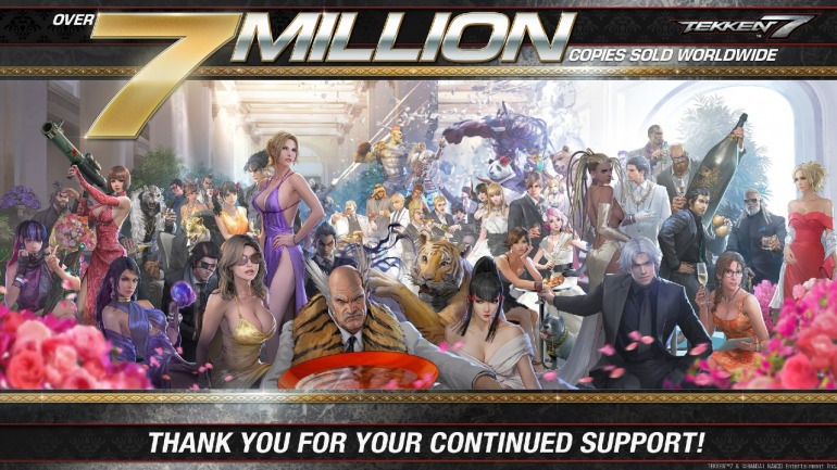 Tekken 7 supera los 7 millones de juegos vendidos en el mundo