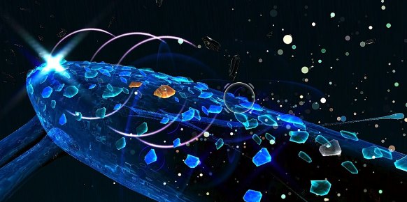 El momento en que esta ballena se convierte en ave fénix es uno de los más mágicos de una obra con un ritmo musical demoledor.