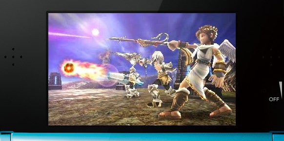 El estilo anime salta a la vista. Tanto Palutena como Pit, así como otros personajes, están diseñados bajo este extendido estilo puramente nipón. Y lo cierto es que no queda nada mal.