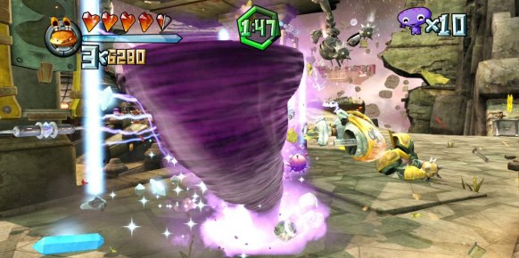 El juego hace un buen uso de PS Move, periférico que nos permite tener un control muy preciso sobre todos los personajes y gadgets.