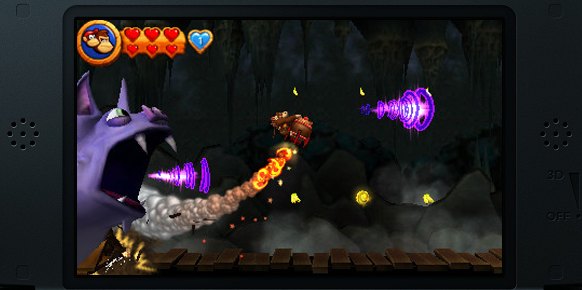 Donkey Kong llega a Nintendo 3DS con un videojuego adaptado a las 3D, con mejor profundidad de escenarios y un modo de juego pensado para el disfrute portátil.