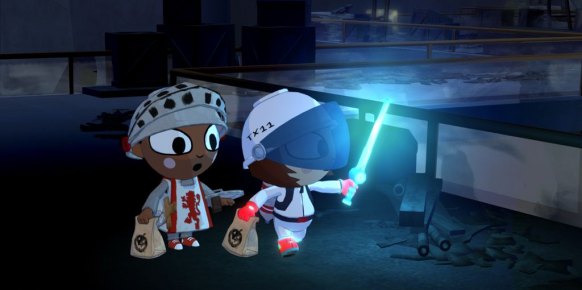 Una gran variedad de disfraces nos permitirá combatir y explorar el mundo a través de los ojos de unos niños con mucha imaginación.