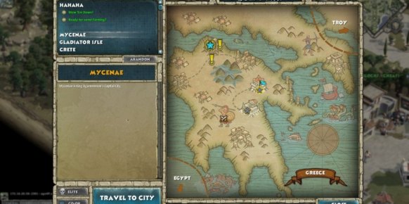 El mapa del mundo nos permitirá acceder a las misiones que nos encomienden nuestros ciudadanos o visitar otras capitales.