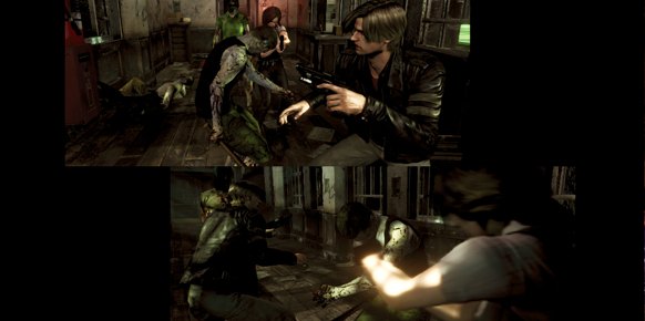 La posibilidad de contar con pantalla dividida siempre es interesante para jugar con un amigo en la misma consola, aunque la calidad gráfica desciende notablemente. 