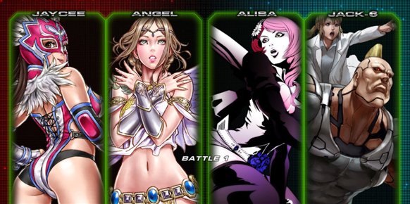 El título presenta más de 50 luchadores y un sistema de batallas por equipos que funcionan muy bien.