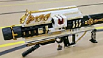 El lanzacohetes Gjallarhorn de Destiny recreado con piezas de LEGO