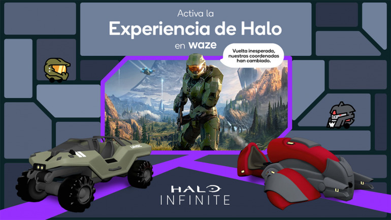 Waze une fuerzas con el mundo de Halo: conduce y salva a la galaxia del tráfico en el nuevo evento