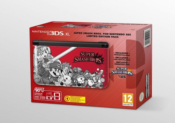 3DS XL contará con una edición limitada basada en Super Smash Bros.