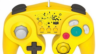 Hori muestra la apariencia de su mando de Smash Bros. para Wii U de Pikachu