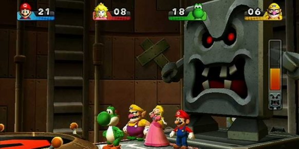 Los tableros ofrecerán la variedad suficiente, pudiendo jugar en la Mansión Boo, en el Valle Toad, etc.