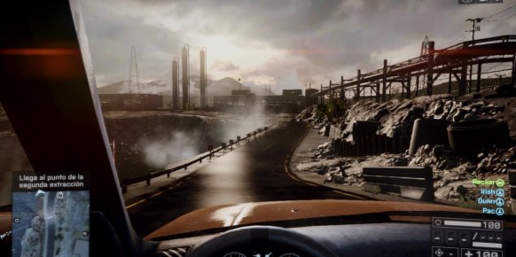 La escena de conducción es vibrante, pero no será la única. Durante la historia llevaremos lanchas y tanques. Nada de aviones esta vez.