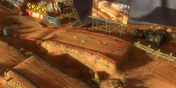 Existe una amplia gama de vehículos controlables, circuitos y tipos de pruebas. Lástima que no presente multijugador online, sólo ad-hoc.