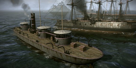 La Caída de los Samurái da la bienvenida, por la época en la que estaba ambientado, al vapor como propulsor de muchos de sus vehículos.