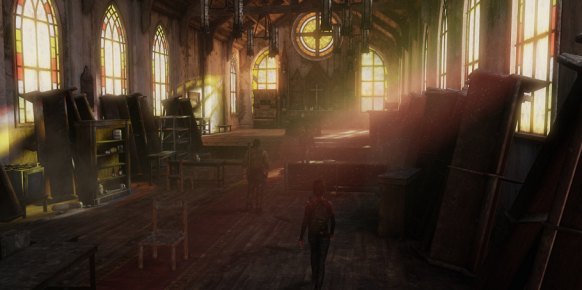 La luz es uno de los puntos fundamentales del impresionante aspecto gráfico de The Last of Us. Es un juego realmente rotundo. Casi como una película de animación interactiva. 