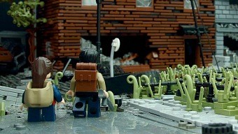 Enorme reconstrucción de The Last of Us con Lego