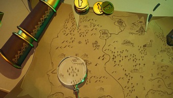 Registra el lugar donde se encuentra la lupa en la pantalla de carga del mapa del tesoro de Fortnite
