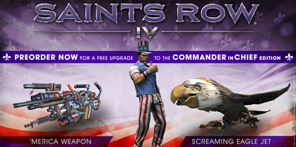 Saint's Row 4 anuncia la Commander in Chief Edition para los que reserven el juego