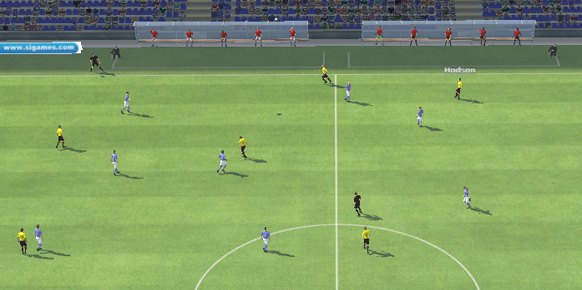 La calidad en la representación de los partidos ha mejorado mucho en esta edición. No es FIFA ni PES, pero cumple cada vez mejor su cometido. 