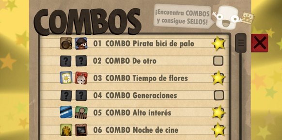 Un lobo aullando a la luna, un concierto de ópera, un jardín zombi, el pez asesino, la crisis del ladrillo... los 99 combos a descubrir plantean un reto sumamente divertido.