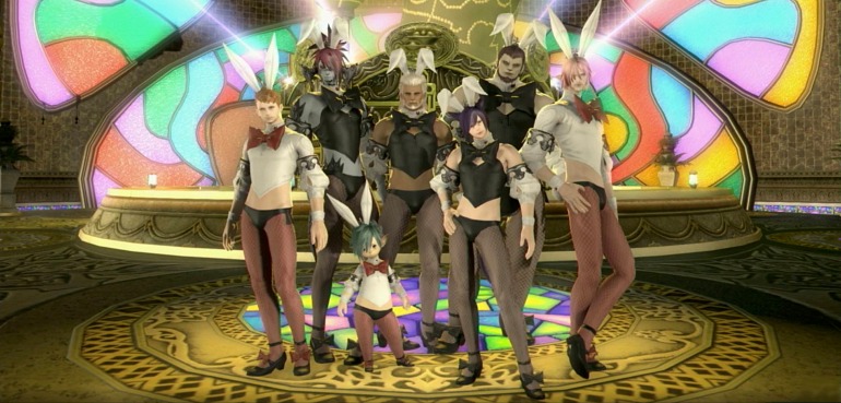 Final Fantasy XIV lanzará trajes de conejo masculinos