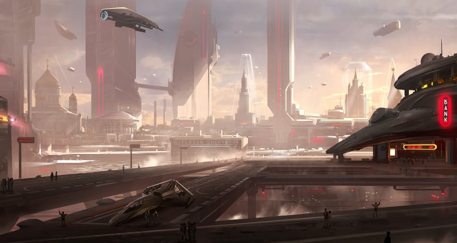 Toneladas de concept art de Star Citizen