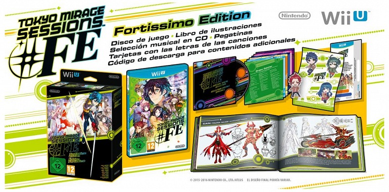Así será la edición coleccionista del videojuego exclusivo de Wii U Tokyo Mirage Sessions #FE