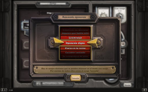 Los emparejamientos contra otros jugadores suelen ser bastante acertados, buscando siempre rivales con un mismo nivel de destreza que el nuestro.