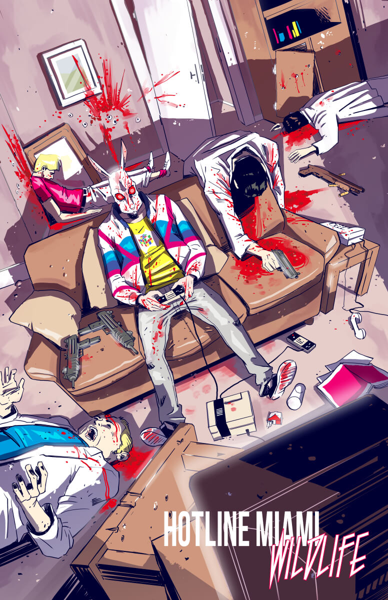 El visceral Hotline Miami vuelve a los cómics con Wildlife, una cruda historia de sangre y pólvora